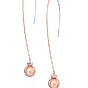 Michael Kors imitation pearl drop earrings